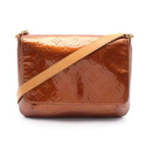 Louis Vuitton Thompson Street Vernis Bron White Shoulder Bag Brown